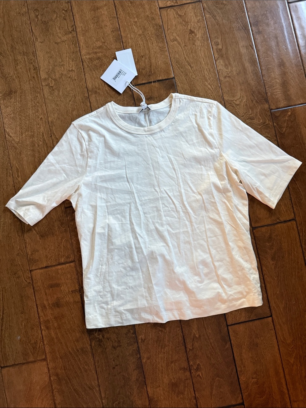 Women’s NWT Pistola XL soft white -   Cream Short-Sleeve Tee